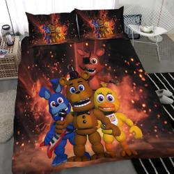 FNaF World Bedding Set Gift For Your Girlfriend Boyfriend Gift For Love Gift For Friend Best Valentine Present Holiday Gift