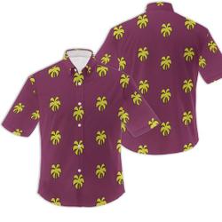 Franky Pattern One Piece Button Up Hawaiian Shirt Gift For Your Girlfriend Boyfriend Gift For Love Gift For Friend Best Valentine Present Holiday Gift