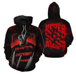 Freddy Krueger Hoodie Men, Freddy Krueger 3D Hoodie