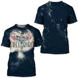 Freebird- Bleached Shirt Meaningful Gift For Family Gift For Boyfriend Valentine Gift