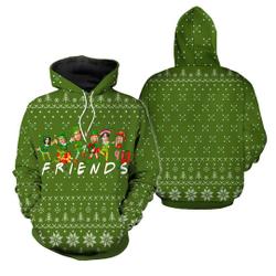 Friends With Christmas 3D Hoodie