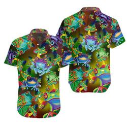Frogs Hawaiian Summer Vacation Hawaiian Shirt Gift For Your Girlfriend Boyfriend Gift For Love Gift For Friend Best Valentine Present Holiday Gift