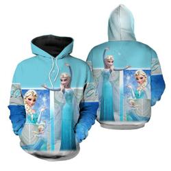 Frozen Elsa Pullover Hoodie, Disney Elsa
