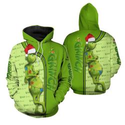 funny character Christmas 3D Hoodie