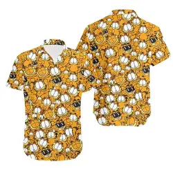 Funny Gay Garfield Hawaiian Shirt/ Gift For Your Girlfriend Boyfriend Gift For Love Gift For Friend Best Valentine Present Holiday Gift