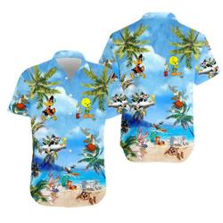Funny Looney Tunes Hawaiian Shirt Gift For Your Girlfriend Boyfriend Gift For Love Gift For Friend Best Valentine Present Holiday Gift
