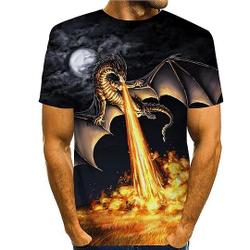 T shirt 3D Print Dragon Graphic Prints Meaningful Gift For Family Gift For Boyfriend Valentine Gift