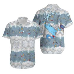 Genie Aladdin Disney Hawaiian Shirt Gift For Your Girlfriend Boyfriend Gift For Love Gift For Friend Best Valentine Present Holiday Gift