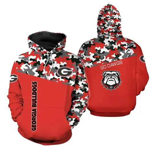 GA bulldogs 3D Hoodie