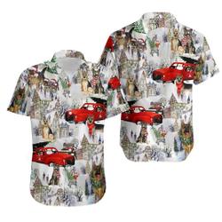 German Shepherd Christmas Hawaiian Shirt Gift For Your Girlfriend Boyfriend Gift For Love Gift For Friend Best Valentine Present Holiday Gift