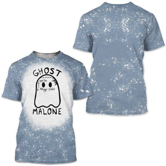 Ghost Malone 3D Shirt Meaningful Gift For Family Gift For Boyfriend Valentine Gift