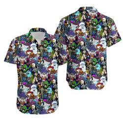 Ghostbusters Monsters Hawaiian Shirt Gift For Your Girlfriend Boyfriend Gift For Love Gift For Friend Best Valentine Present Holiday Gift