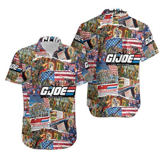 Gi Joe Shirt, 80s Shirt, 80s Hawaiian Shirt Gift For Your Girlfriend Boyfriend Gift For Love Gift For Friend Best Valentine Present Holiday Gift