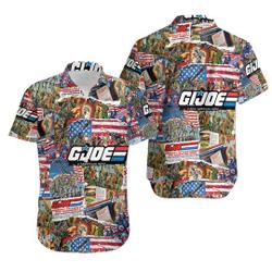 Gi Joe Shirt, 80s Shirt, 80s Hawaiian Shirt Gift For Your Girlfriend Boyfriend Gift For Love Gift For Friend Best Valentine Present Holiday Gift