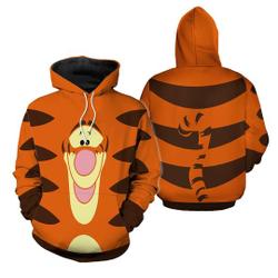 Giant Tigger Tiger Stripes Disney 3D Printed Hoodie