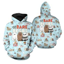 Gift For We Bare Bears Fan Unisex Hoodie