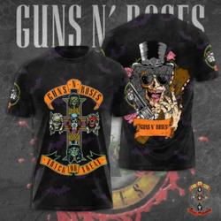 Gun N Roses Tour 3D T-shirt Meaningful Gift For Family Gift For Boyfriend Valentine Gift