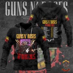 Guns N��� Roses 3D Shirt 2 Meaningful Gift For Family Gift For Boyfriend Valentine Gift