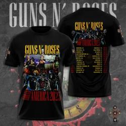 Gun N Roses Tour 3D T-shirt Meaningful Gift For Family Gift For Boyfriend Valentine Gift