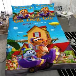 Go Dog Go Bedding Set Christmas GiftGift For Your Girlfriend Boyfriend Gift For Love Gift For Friend Best Valentine Present Holiday Gift