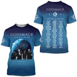 Godsmack 2023 Music Tour 3D T-shirt Meaningful Gift For Family Gift For Boyfriend Valentine Gift