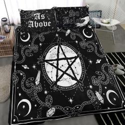 Gothic Bedding Moon Bedding Set Gift For Your Girlfriend Boyfriend Gift For Love Gift For Friend Best Valentine Present Holiday Gift