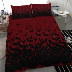 Gothic Bedding Set - Swarming Bats Goth Bedding, Gothic Home DecorGift For Your Girlfriend Boyfriend Gift For Love Gift For Friend Best Valentine Present Holiday Gift