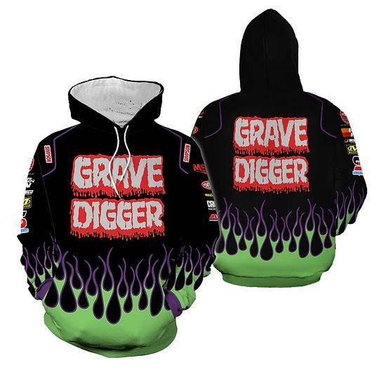 Grave Digger 3D Hoodie