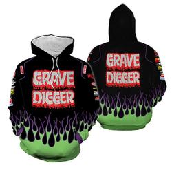 Grave Digger 3D Hoodie
