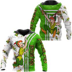 Green Peter Pan Disney 3D Hoodie