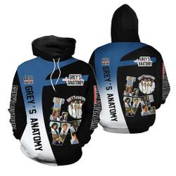 Grey's Anatomy 3D Hoodie