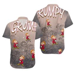 Grumpy Disney Hawaiian Summer Tropical Hawaiian Shirt Gift For Your Girlfriend Boyfriend Gift For Love Gift For Friend Best Valentine Present Holiday Gift
