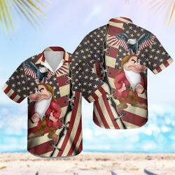 Grumpy Dwarf US Flag Hawaiian Shirt Gift For Your Girlfriend Boyfriend Gift For Love Gift For Friend Best Valentine Present Holiday Gift