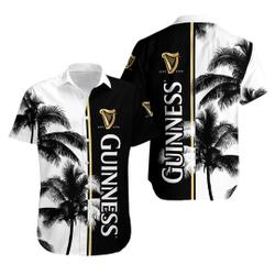 Guinness Beer Tropical Coconut tree Hawaiian Shirt Gift For Your Girlfriend Boyfriend Gift For Love Gift For Friend Best Valentine Present Holiday Gift