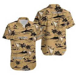 Guinness Hawaiian Beach Pattern Shirt, Hawaii beer Shirt, Gift For Your Girlfriend Boyfriend Gift For Love Gift For Friend Best Valentine Present Holiday Gift
