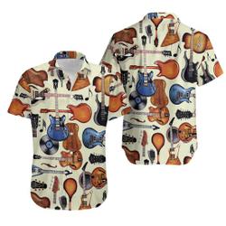 Guitar Bling Hawaiian Shirt Gift For Your Girlfriend Boyfriend Gift For Love Gift For Friend Best Valentine Present Holiday Gift