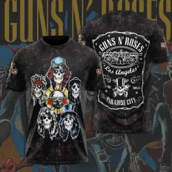 Gun N Roses Tour 3D T-shirt Meaningful Gift For Family Gift For Boyfriend Valentine Gift