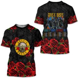 Guns N' Roses 2023 North American World Tour Tour Shirt Meaningful Gift For Family Gift For Boyfriend Valentine Gift