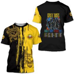 Guns N' Roses Reveal 2023 World Tour Shirt Meaningful Gift For Family Gift For Boyfriend Valentine Gift
