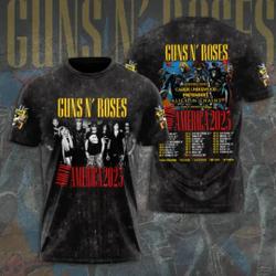 Gun N Roses Tour 3D T-shirt Meaningful Gift For Family Gift For Boyfriend Valentine Gift