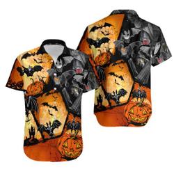 Halloween Bat Pumpkin Scary Hawaii Shirt Gift For Your Girlfriend Boyfriend Gift For Love Gift For Friend Best Valentine Present Holiday Gift