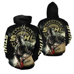 HALLOWEEN Chainsaw STIHL 3D Hoodie
