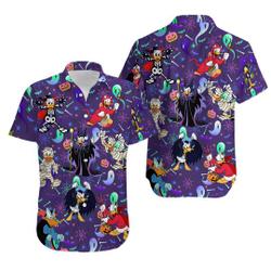 Halloween Duck Funny Hawaiian Shirt, Hawaiian Shirt Gift For Your Girlfriend Boyfriend Gift For Love Gift For Friend Best Valentine Present Holiday Gift