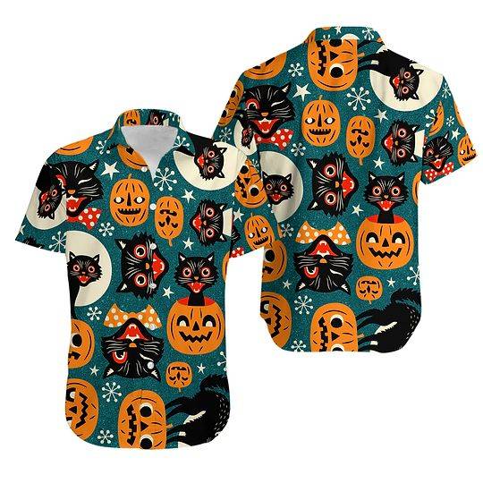 Halloween Hawaiian Shirt Gift For Your Girlfriend Boyfriend Gift For Love Gift For Friend Best Valentine Present Holiday Gift