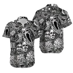 Halloween Horror Hawaiian Shirt Gift For Your Girlfriend Boyfriend Gift For Love Gift For Friend Best Valentine Present Holiday Gift