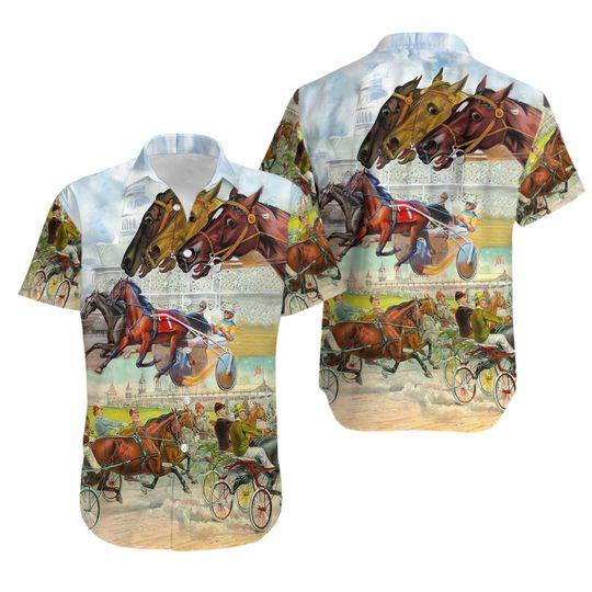 Harness Racing Horse Racing Horse Lover Hawaii Shirt Gift For Your Girlfriend Boyfriend Gift For Love Gift For Friend Best Valentine Present Holiday Gift