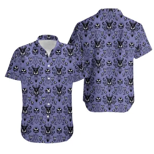 Haunted Mansion Button Shirt Gift For Your Girlfriend Boyfriend Gift For Love Gift For Friend Best Valentine Present Holiday Gift