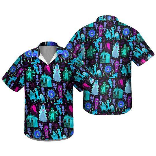 Haunted Mansion Hawaiian Shirt Gift For Your Girlfriend Boyfriend Gift For Love Gift For Friend Best Valentine Present Holiday Gift