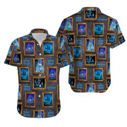 Haunted Mansion Portraits Hawaiian Shirt Gift For Your Girlfriend Boyfriend Gift For Love Gift For Friend Best Valentine Present Holiday Gift
