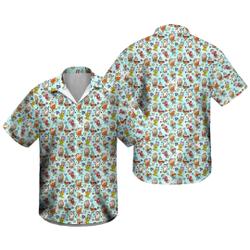 Seven Dwarfs Sketched Disney Hawaiin Shirt Gift For Your Girlfriend Boyfriend Gift For Love Gift For Friend Best Valentine Present Holiday Gift
